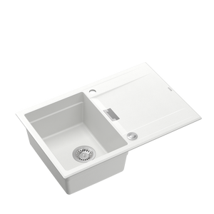 Quadron sudoper OWEN 111 snježno bijela/čelik s daljinskim upravljanjem