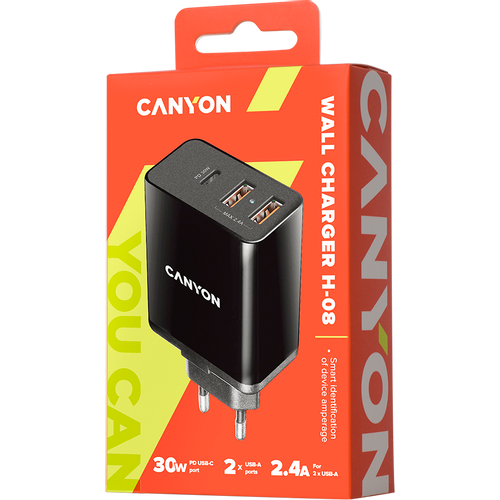 CANYON H-08, Univerzalni AC punjač, 100V-240V slika 2