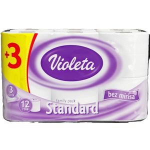Violeta Toaletni papir 9+3gratis 3sl