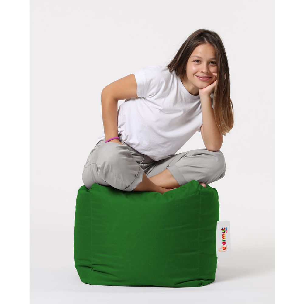 Kvadratni Puf - Zeleni Vrt Pouffe slika 1