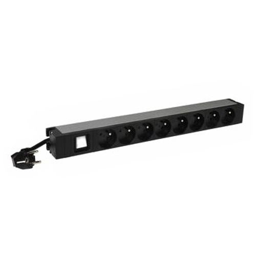 Legrand PDU 19'' 8 outlets German standard with luminous switch, 3m power supply cord with 16A slika 1