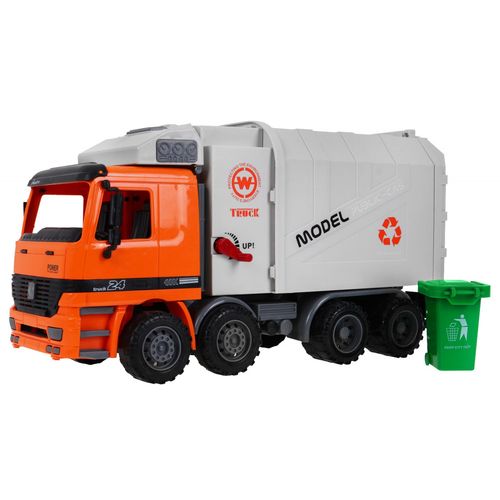 Kamion za odvoz smeća narančasti slika 3