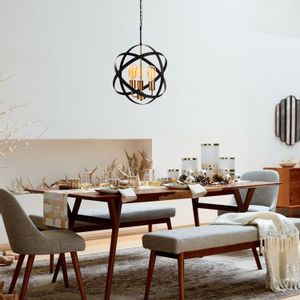 Gezegen - 4843 GoldBlack Chandelier