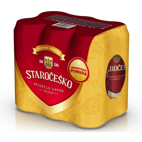 Staročeško pivo 0,5l limenka x 6kom slika 1