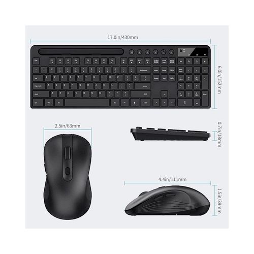 MARVO OFFICE KC411W EN BK WIRELESS COMBO slika 2