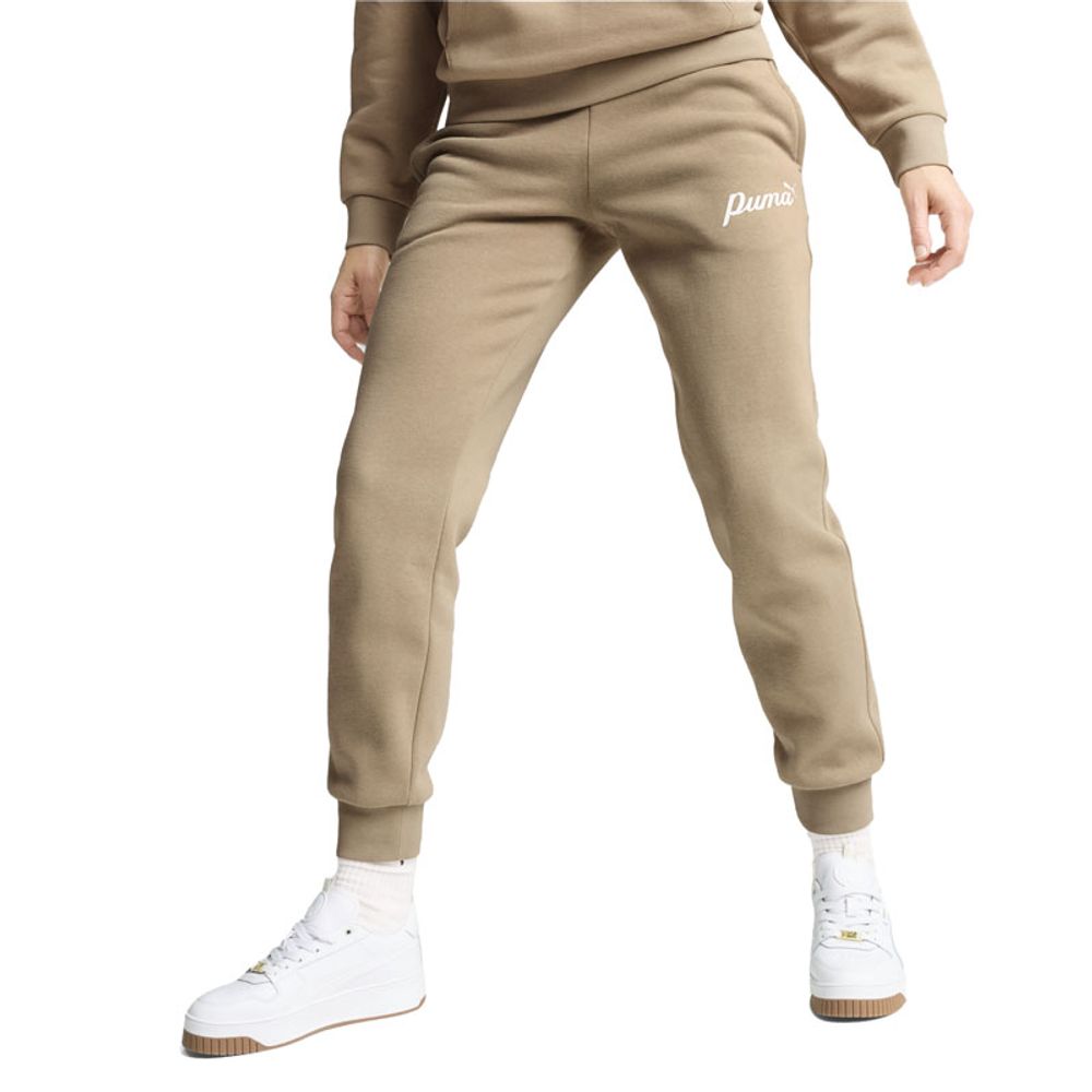 Puma Donji dio trenerke ESS+ Script Pants FL za žene slika 1