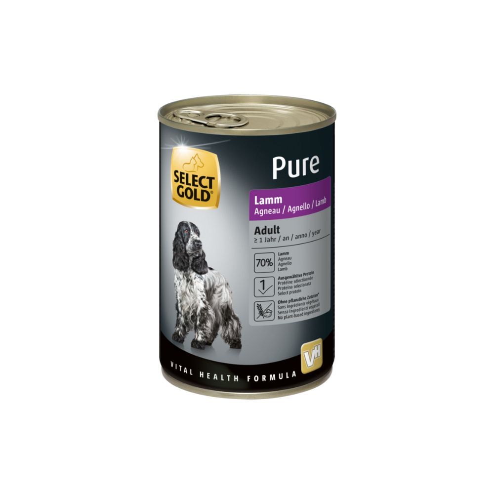 Select Gold Pure Adult janjetina 400 g slika 1
