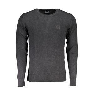 GIAN MARCO VENTURI MEN'S GRAY SWEATER