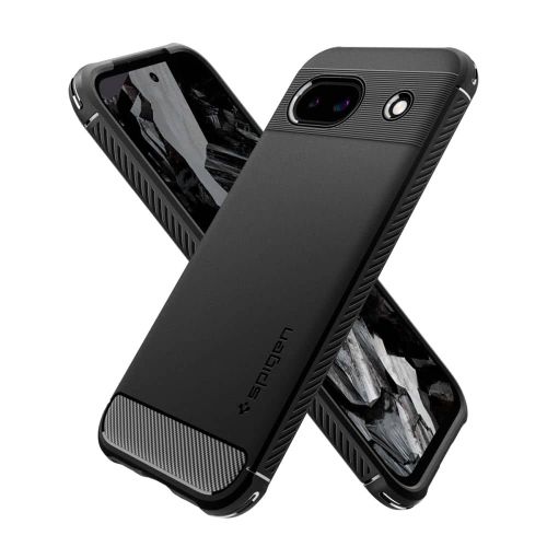 Spigen – Rugged Armor maska za Google Pixel 8a – crna slika 2