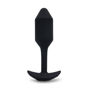 Vibrirajući analni čep B-Vibe - Snug Plug 2 M, crni