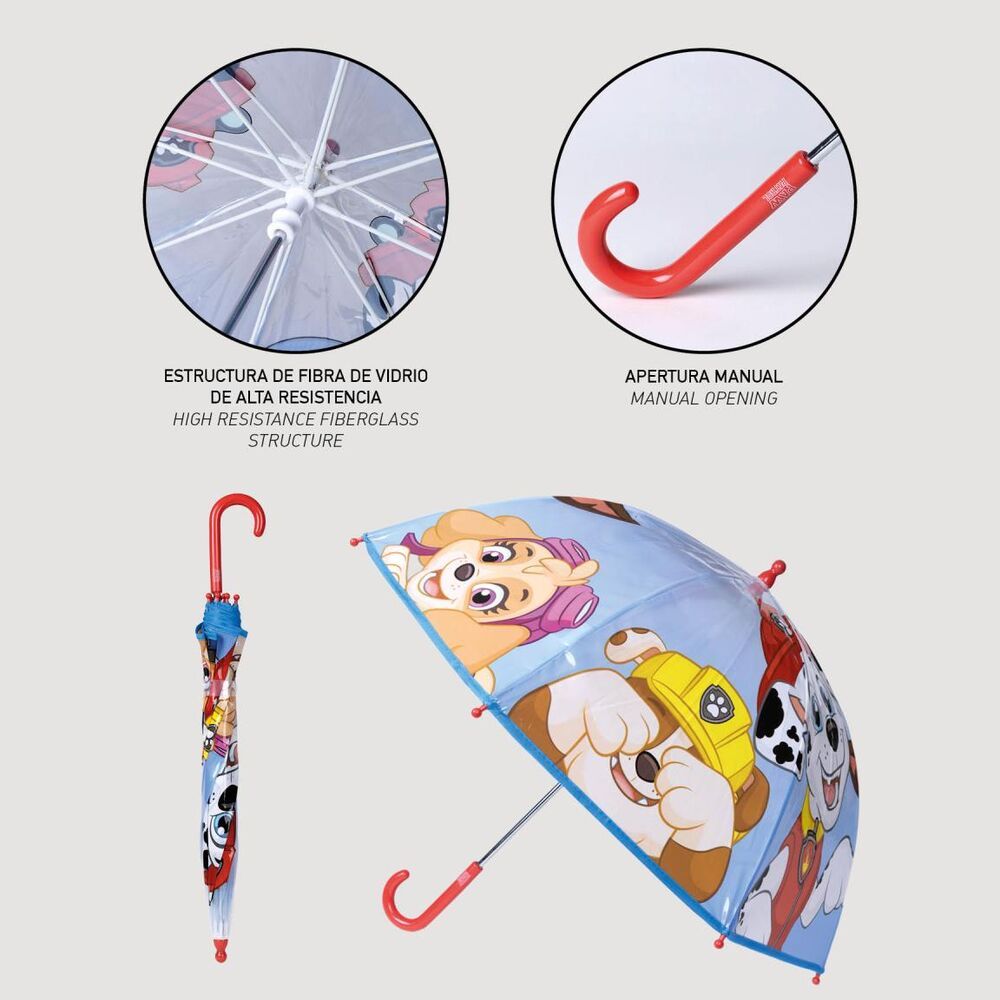 Paw Patrol ručni kišobran s mjehurićima 45 cm slika 6