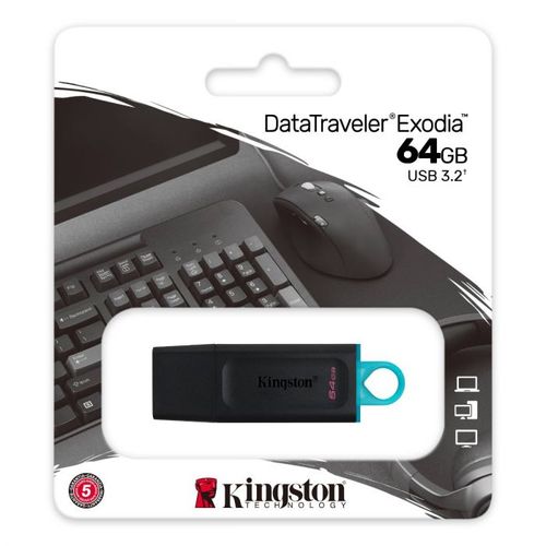 Kingston fleš pen 64GB "DataTraveler Exodia" 3.2 slika 3