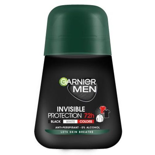 Garnier Mineral Deo Men Invisible Black, White &Colors Rol-on 50 ml slika 1