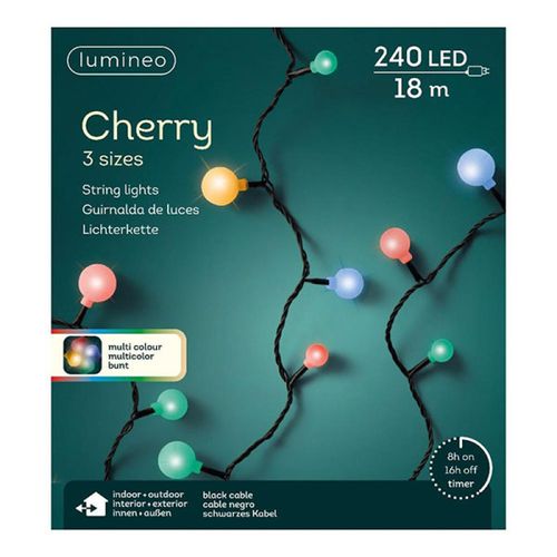 Lumineo spoljašnje Led novogodišnje lampice Cherry Multi L1800cm 494660 slika 1