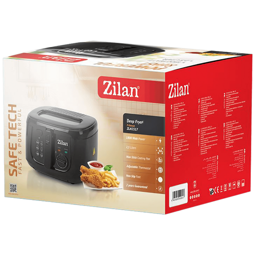 Zilan Friteza, kapacitet 2.5 l, 1800 W, crna - ZLN2317 slika 2