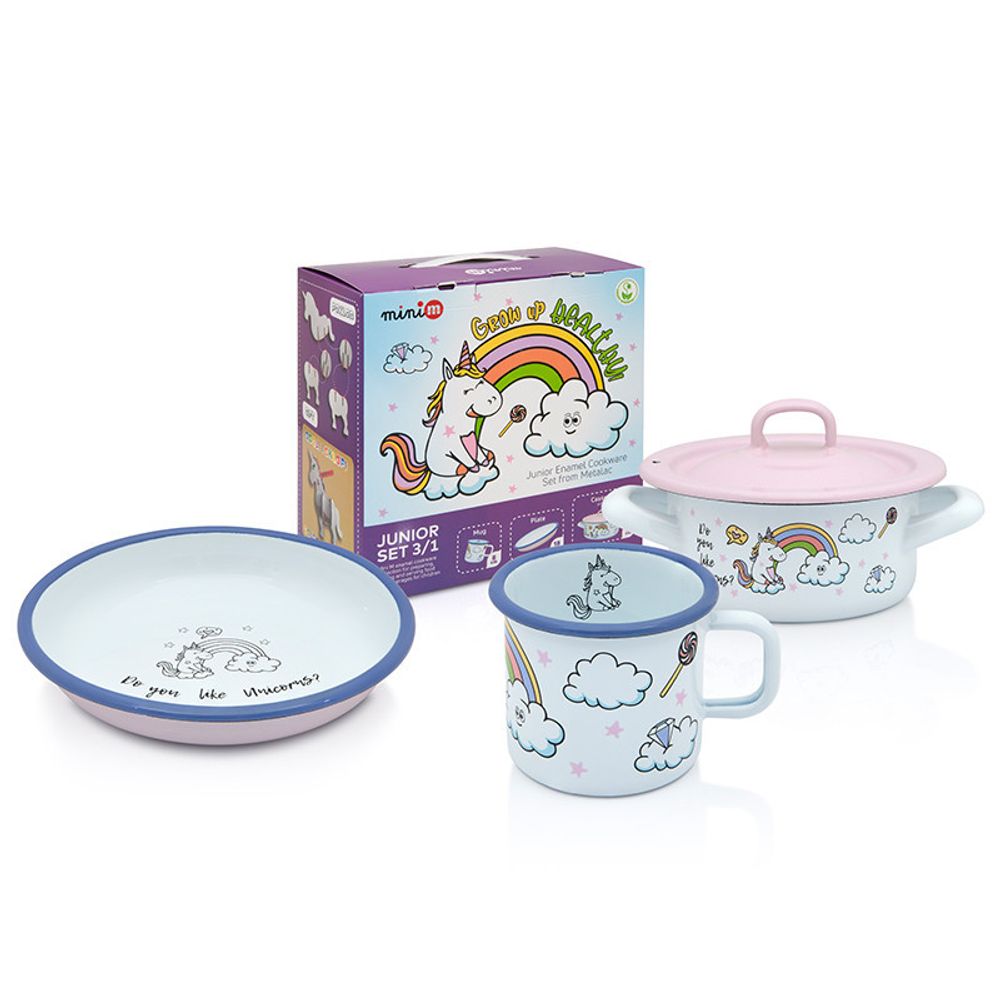 Metalac Set Mini M Unicorn za djevojčice 3/1  slika 2