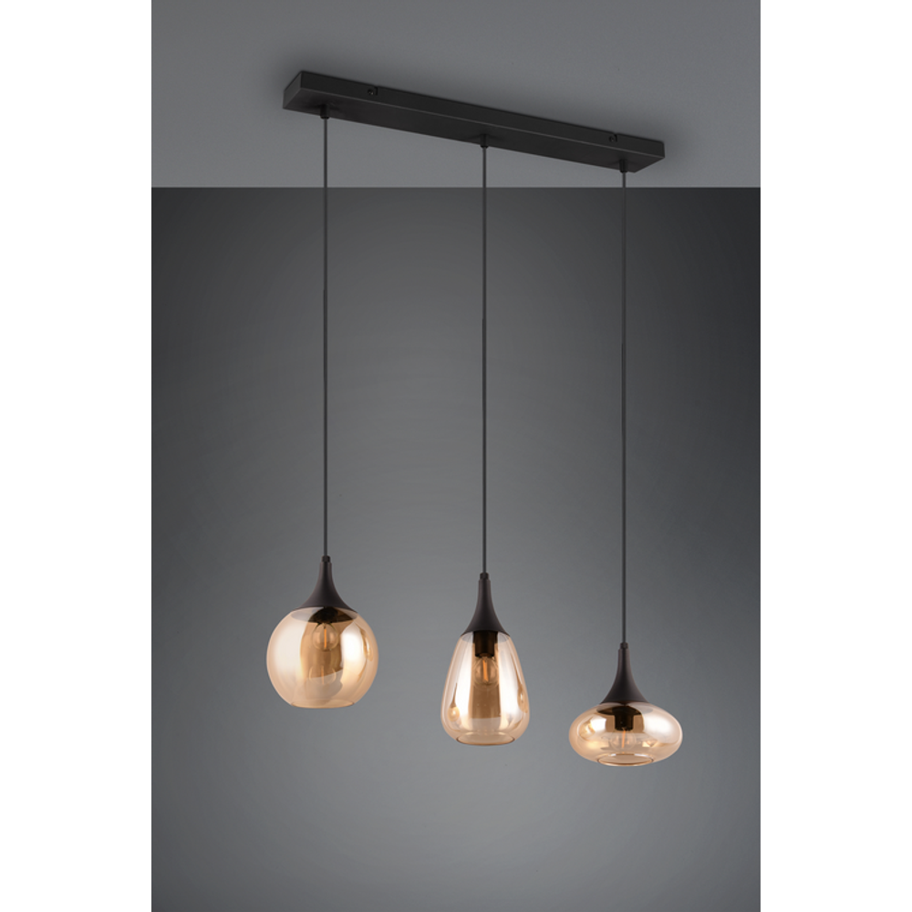 LUMINA-3 LUSTER AMBER 3XE14 slika 4