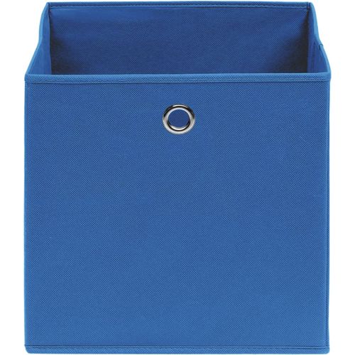 Kutije za pohranu 10 kom plave 32 x 32 x 32 cm od tkanine slika 27