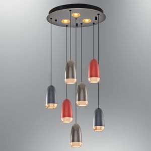 Luster 2804-7A-28 – boje: crvena, smeđa, plava
