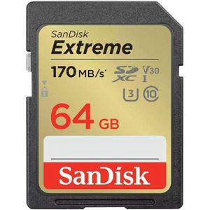 SanDisk Extreme PLUS SDXC memorijska kartica od 32GB, 170MB/s čitanje i 80MB/s pisanje, UHS-I, Class 10, U3, V30