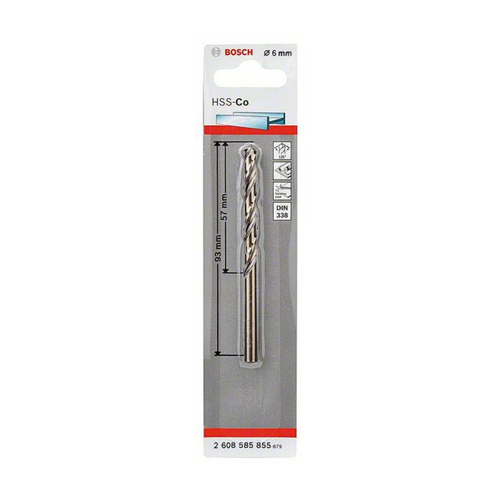 BOSCH Burgija HSS-Co 6.0 mm slika 2
