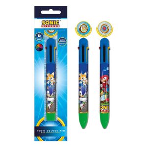Sonic The Hedgehog - Ring Spin Multi Colour hemijska olovka