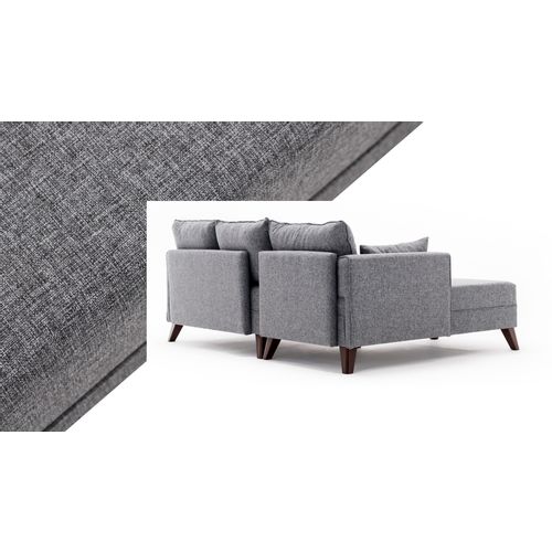 Atelier Del Sofa Bella Corner Sofa Left 2 Grey Corner Sofa-Bed slika 7