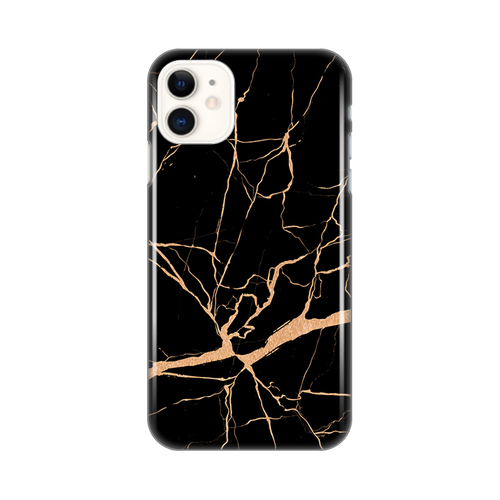 Torbica Silikonska Print za iPhone 11 6.1 All Black slika 1