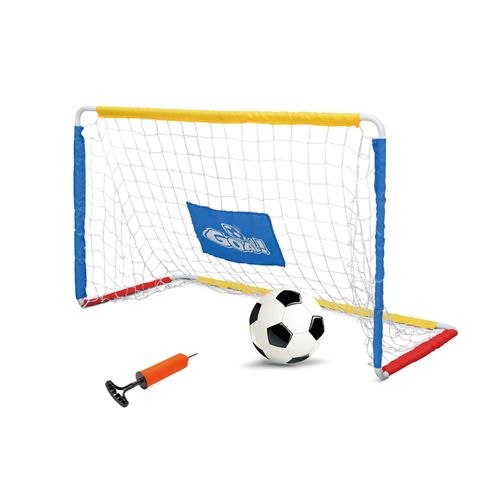 KINGSPORT metalni gol set s loptom i pumpom OKJ9102-A1 slika 1