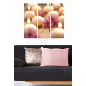 Dekorativna Slika od MDF-a u Više Boja (Set od 3 Komada)