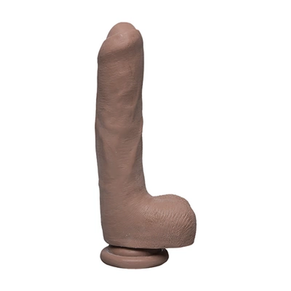Doc Johnson Uncut D - Realistični ULTRASKYN dildo s kuglicama - 9 / 22 cm slika 1