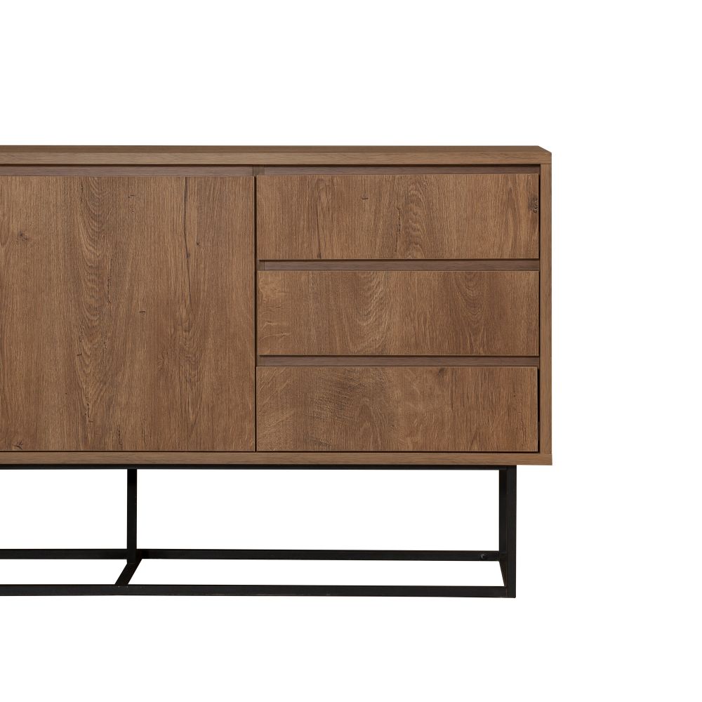 Ruba Walnut Crna Konzola slika 7