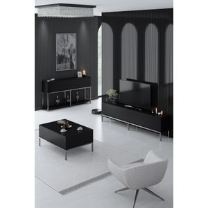 Lord - Black, Silver Black
Silver Living Room Furniture Set