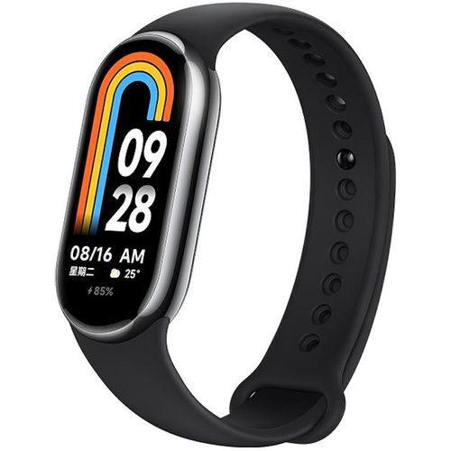 Xiaomi Smart Band 8 (crna) 1.62" AMOLED ekran, BT 5.1, trajanje baterije do 16 dana slika 1