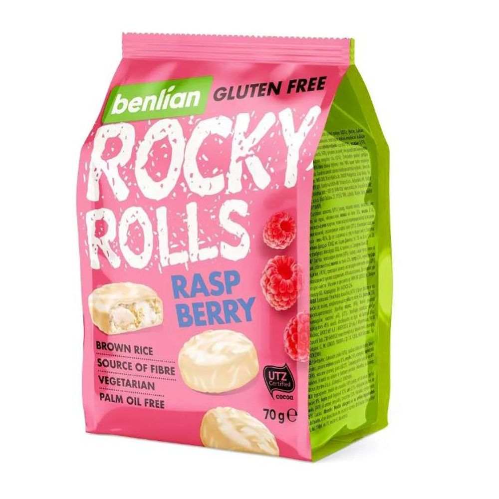 Benlian Rocky Rolls White Malina 70gr slika 1