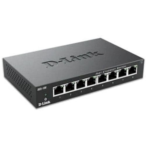 D-Link Switch 8-Port Fast Ethernet Unmnged Desktop slika 1