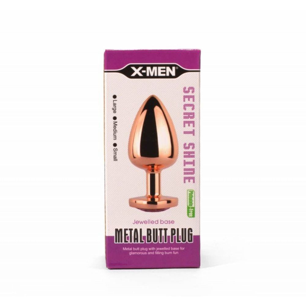 Secret Shine analni čep 7,1 cm X-MEN slika 4