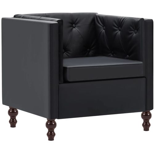 2-dijelni set sofa s presvlakom od umjetne kože crni slika 28
