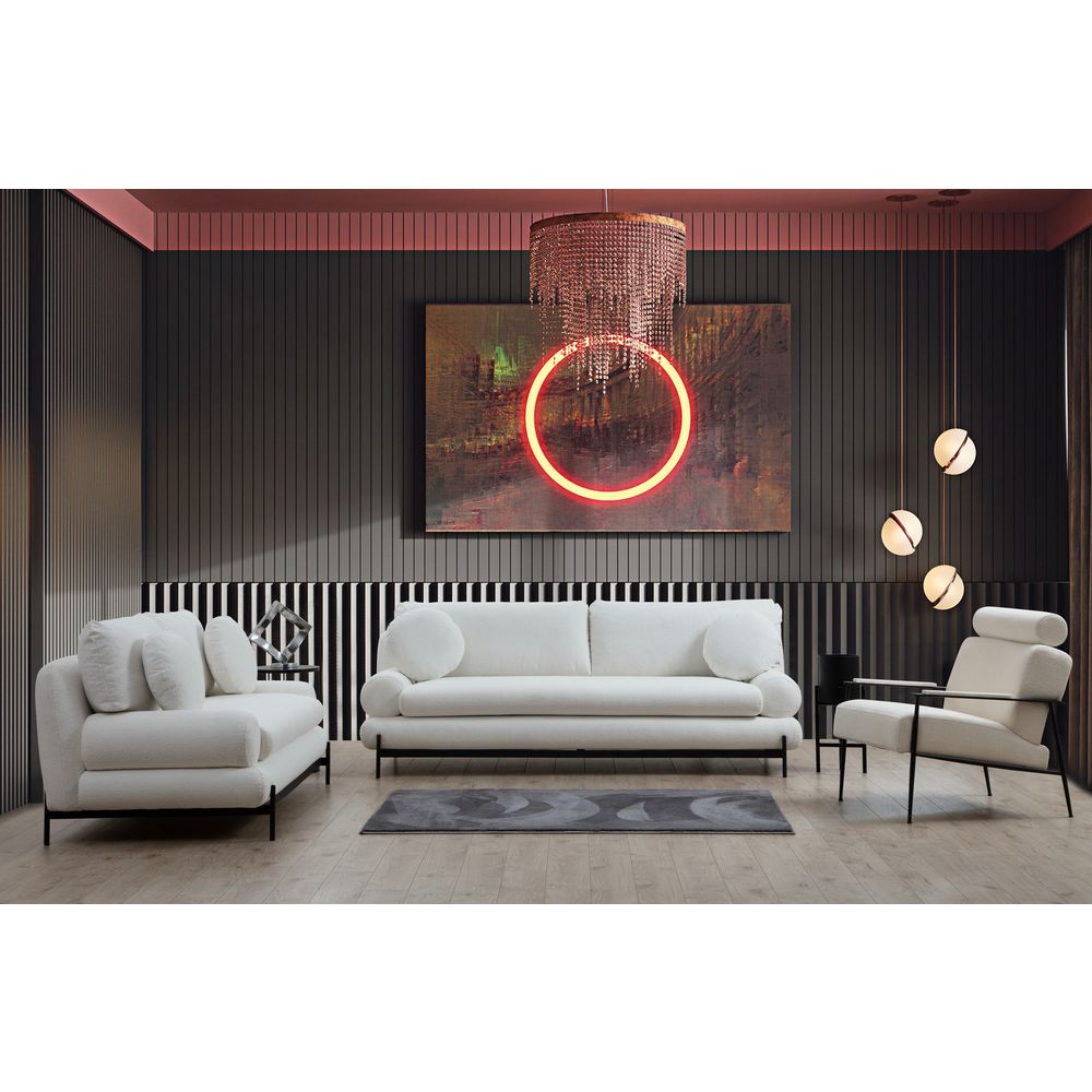 Livorno - Bijela Sofa za Dva slika 2