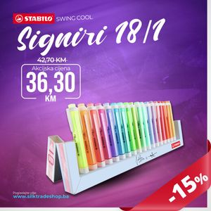 Stabilo Signiri 18/1 Swing Cool