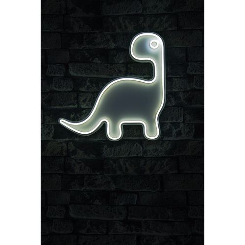Wallity Ukrasna plastična LED rasvjeta, Dino the Dinosaur - White slika 1