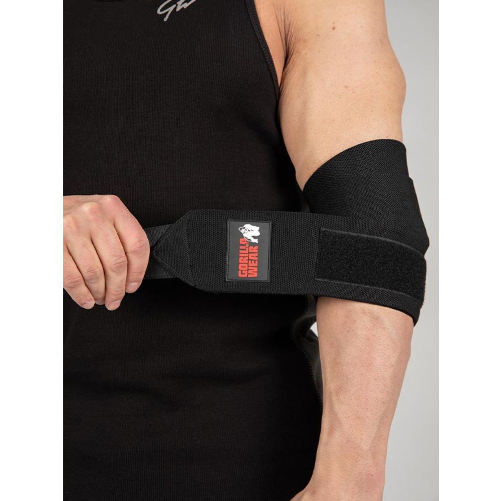 Gorilla Wear Steznici za laktove 150cm - Crni, 2kom slika 3