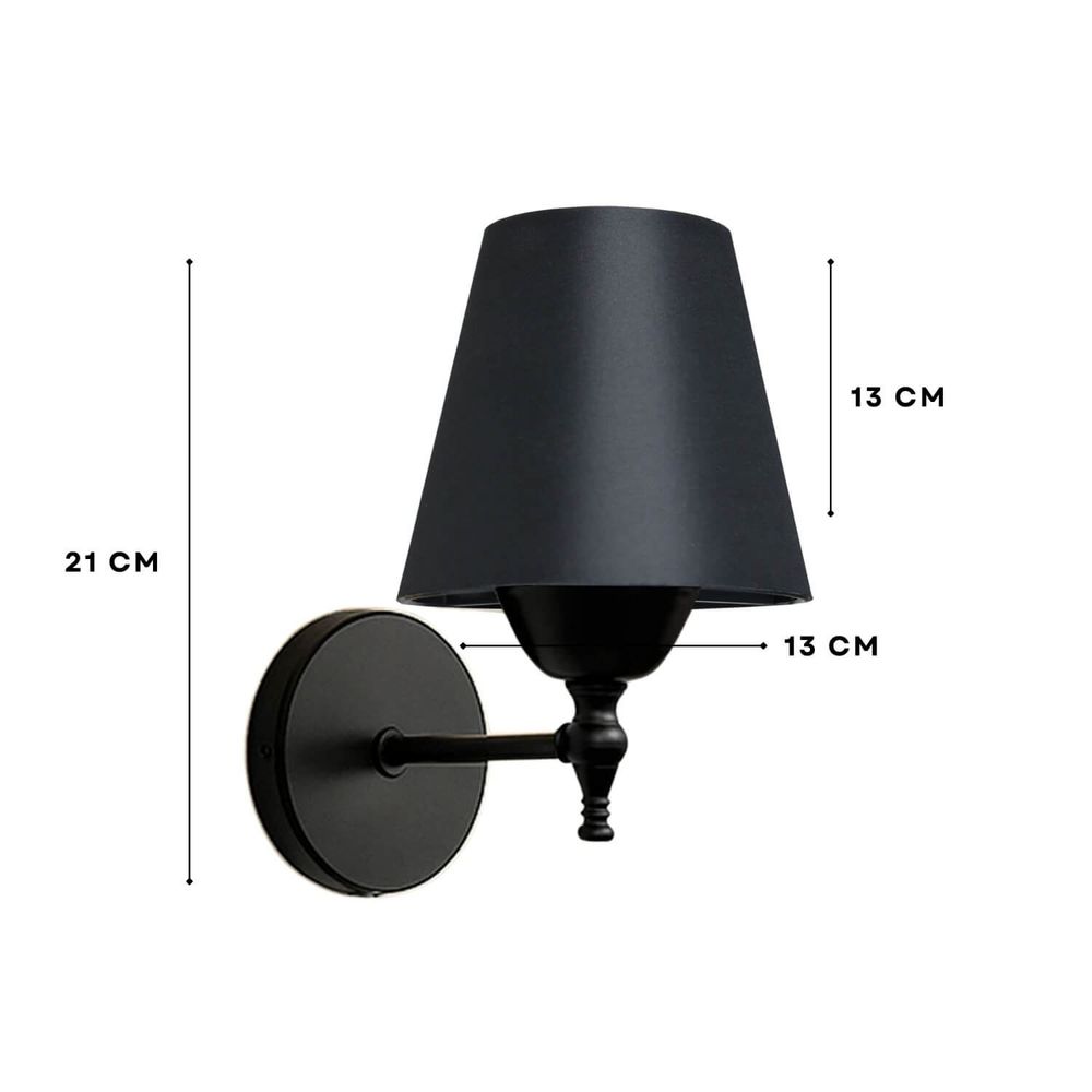 Zidna Lampa 242016, boje: Crna slika 3
