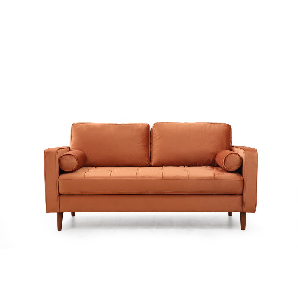 Rome - Narandžasti Dvosjed Sofa slika 4