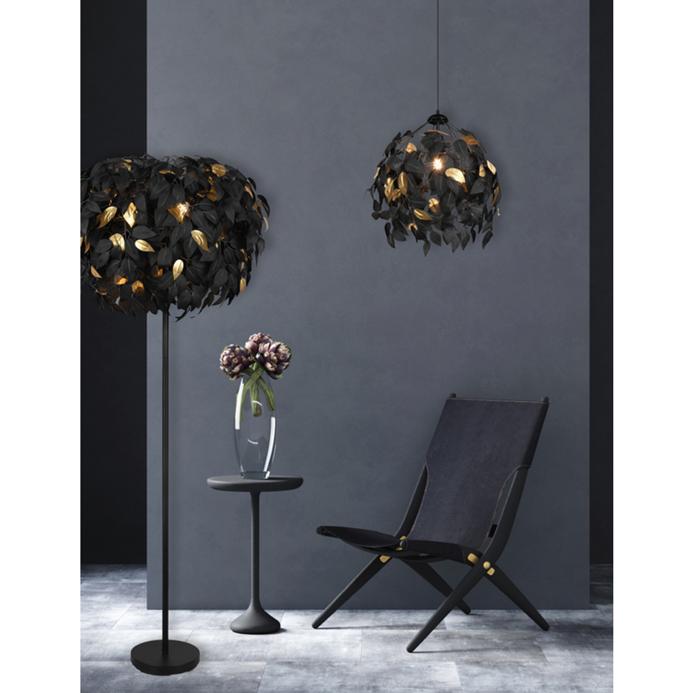 LEAVY visilica BLACK-MAT-GOLD 4XE-14 slika 2