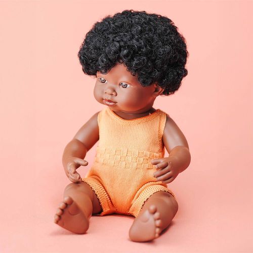 Miniland lutka African Girl 38 cm Colourful slika 4