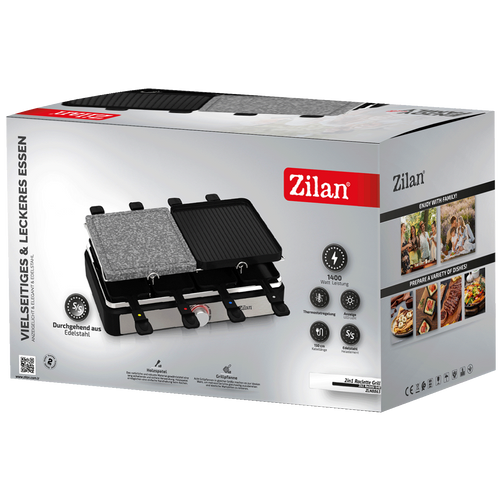 Zilan Električni Roštilj / Raclette, 2u1, 1400W - ZLN8863 slika 7