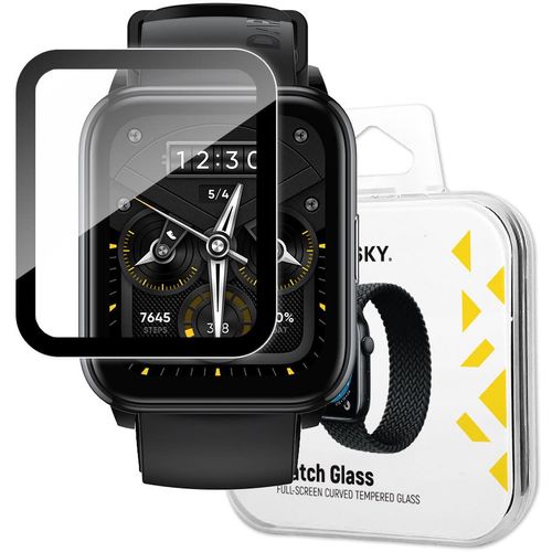 Wozinsky Watch Glass hibridno staklo za Realme Watch 2 Pro crno slika 1