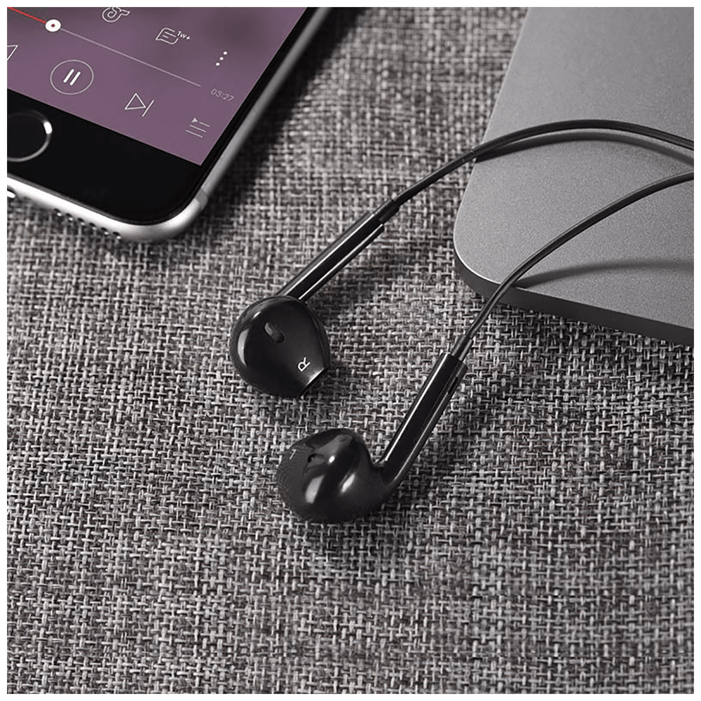 hoco. Slušalice sa mikrofonom, 3.5 mm, dužina kabela 1.2 met, crna - M55 Memory sound Black slika 5