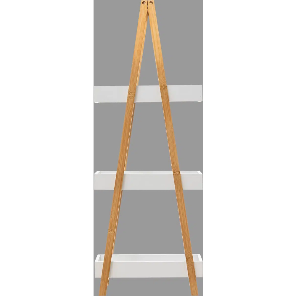 Five stalak sa 3 police Natureo, 30 x 18 x 82 cm, MDF, bijeli slika 7